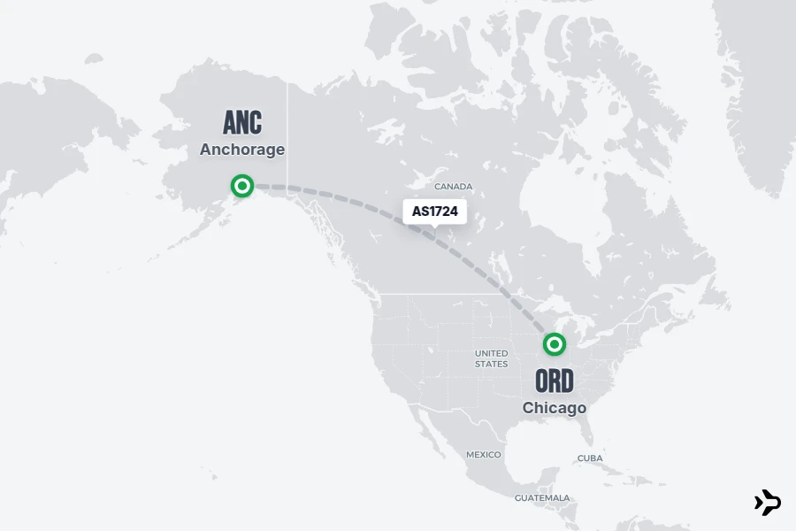 AS1724 Alaska Airlines Flight Status Tracker ANC ORD as1724-alaska-airlines-flight-status-tracker-anc-ord