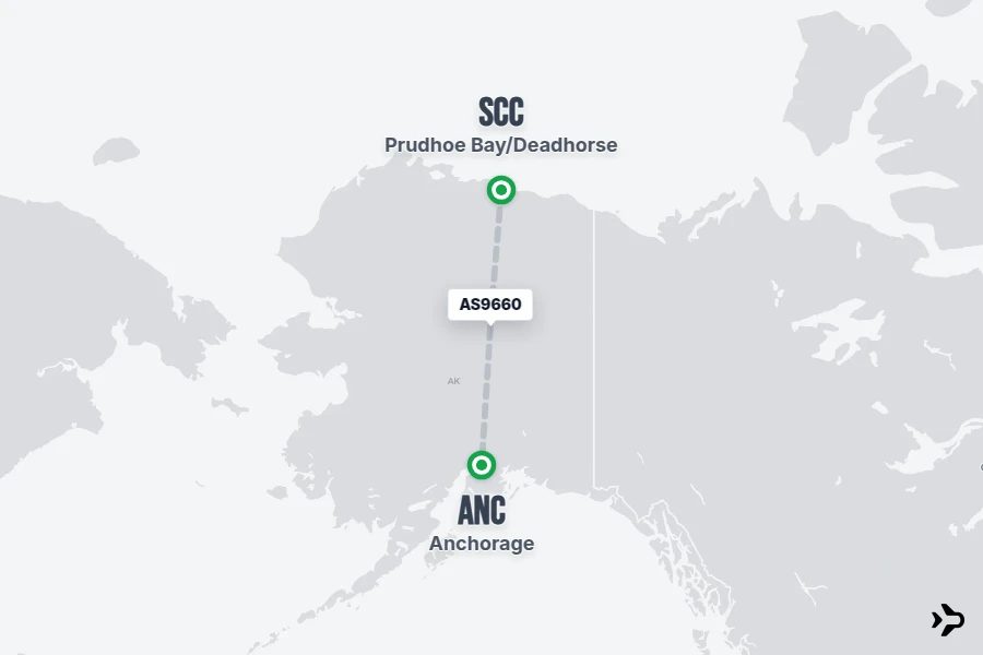 AS9660 Alaska Airlines Flight Status & Tracker | SCC - ANC