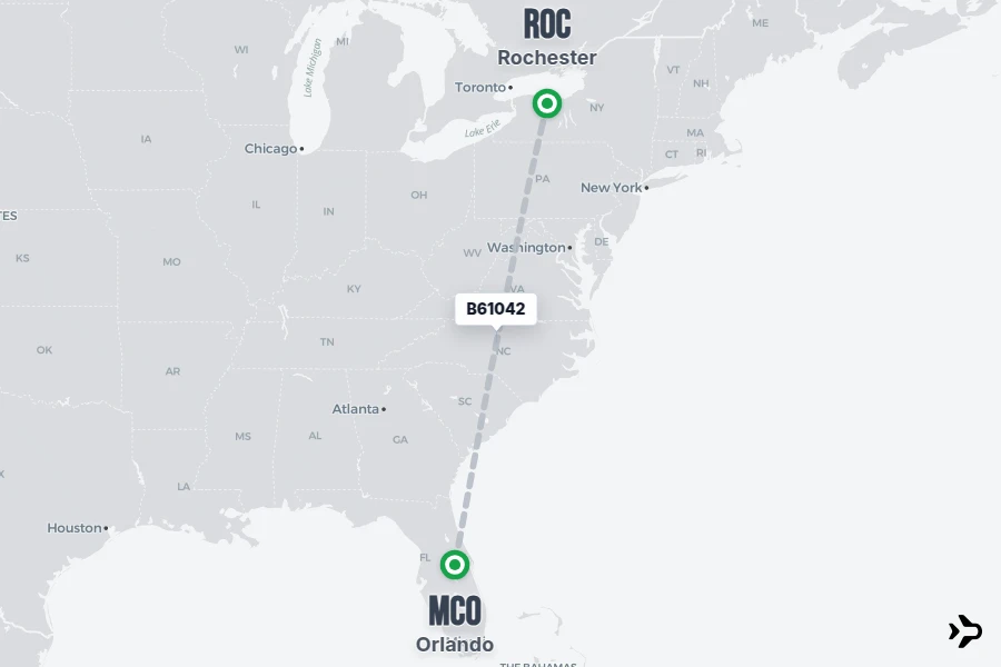 Flight Magazine B61042 JetBlue Flight Status & Tracker | Orlando - Rochester