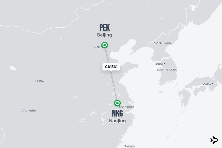 CA1561 Air China Flight Status & Tracker | Beijing - Nanjing