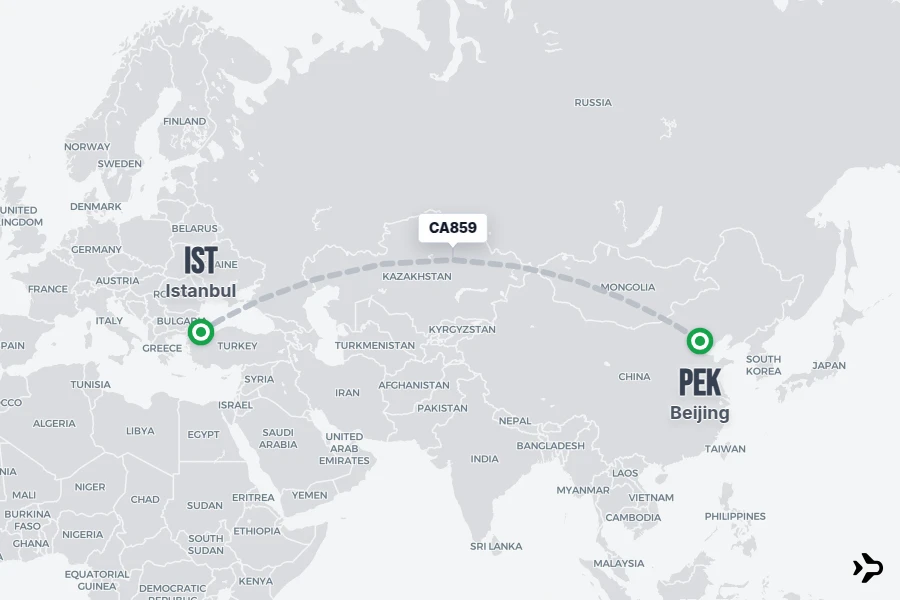 CA859 Air China Flight Status & Tracker | Beijing - Istanbul