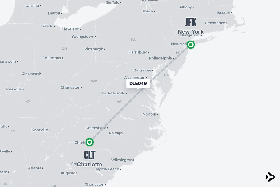 DL5049 Delta Flight Status Tracker Charlotte New York dl5049-delta-flight-status-tracker-charlotte-new-york