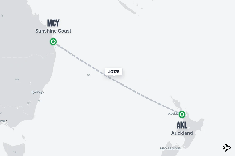 JQ176 Jetstar Flight Status & Tracker | AKL - MCY