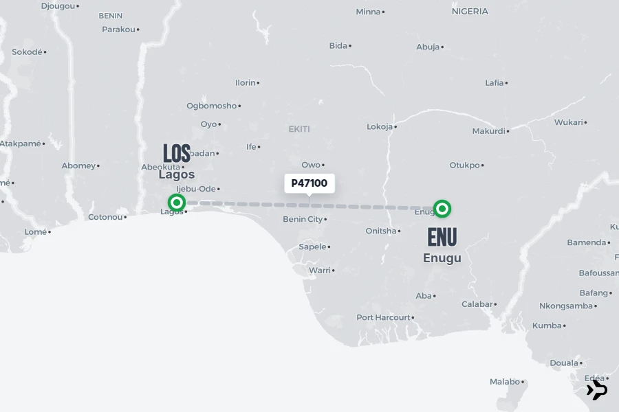 P47100 Air Peace Flight Status & Tracker | Lagos - Enugu