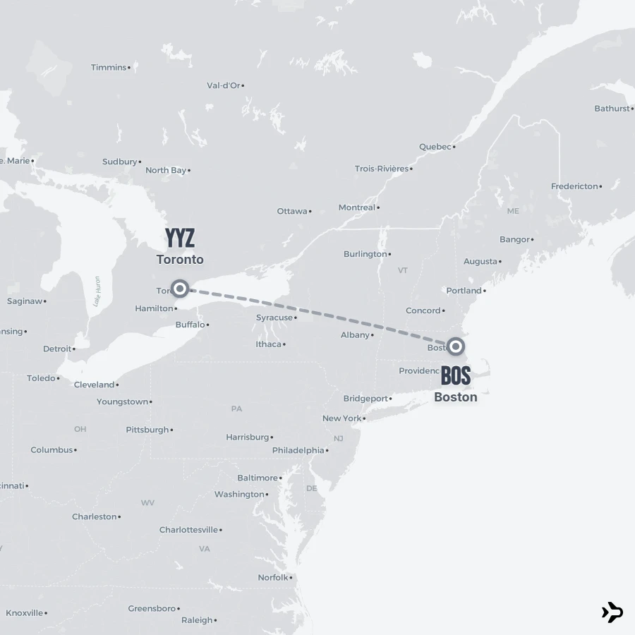 Yyz Boston to Toronto flights | Flightinformation.com