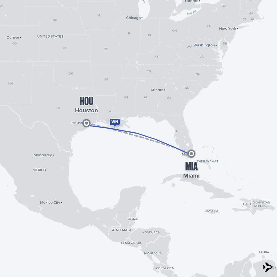 Flight 5 Houston to Miami flights | Flightinformation.com