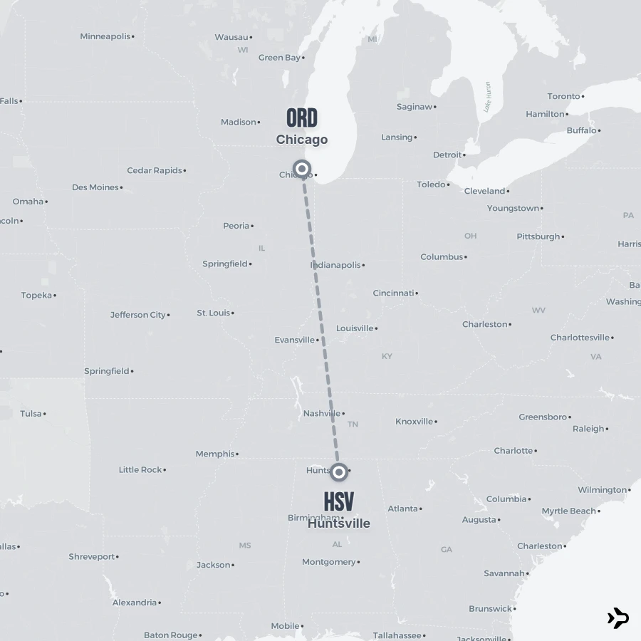 Huntsville to Chicago flights | Flightinformation.com