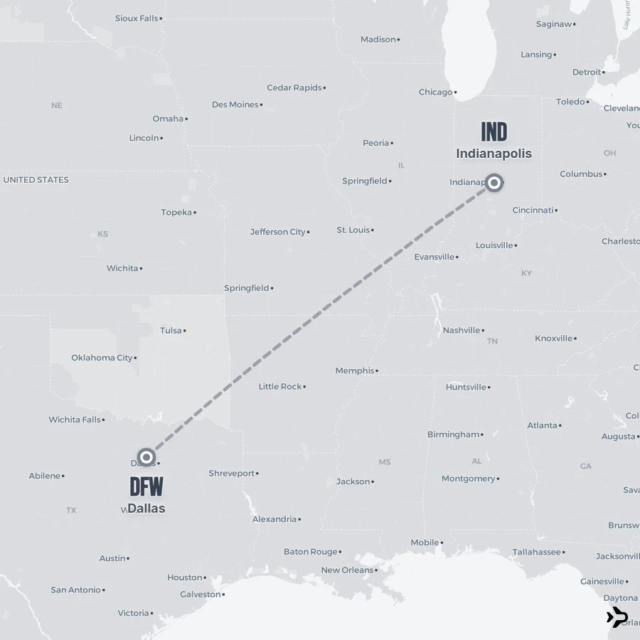 Indianapolis to Dallas flights | Flightinformation.com