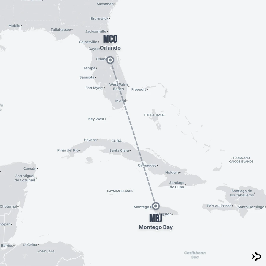 Montego Bay to Orlando flights | Flightinformation.com