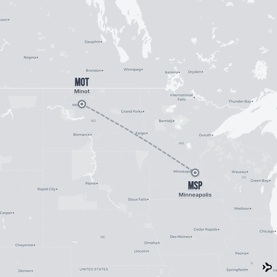 Minot to Minneapolis flights | Flightinformation.com