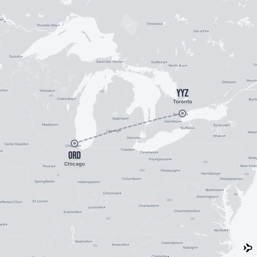 Flight 5 Chicago to Toronto flights | Flightinformation.com