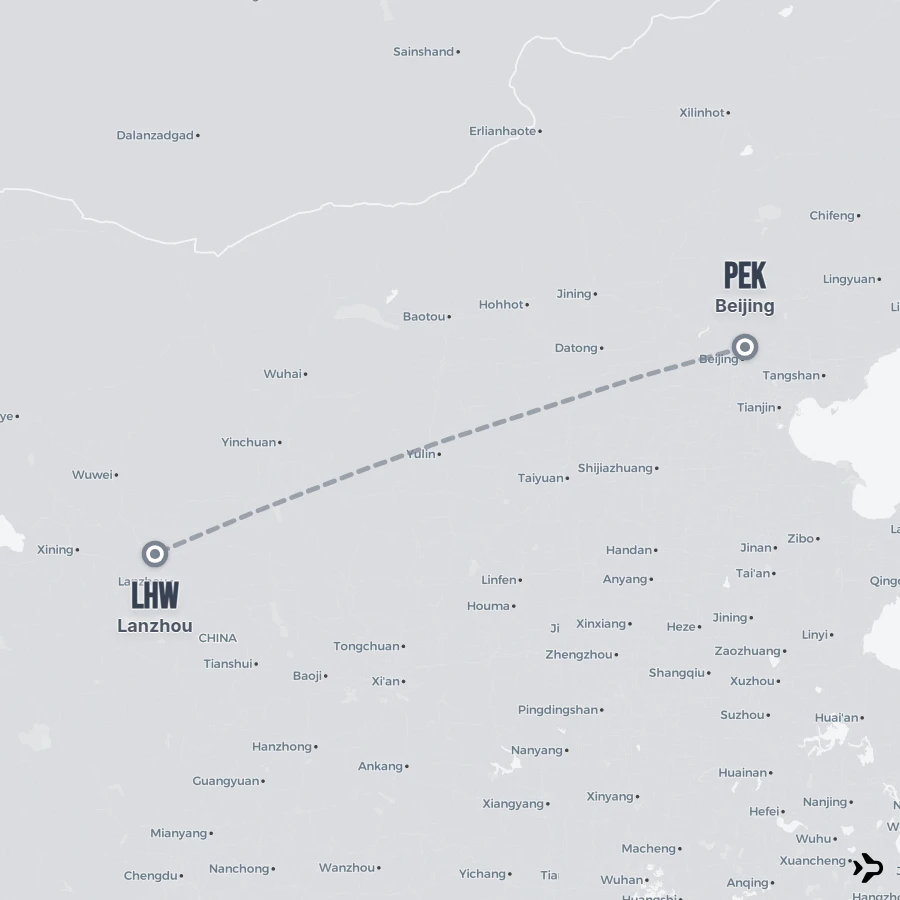 Flight 5 Beijing to Lanzhou flights | Flightinformation.com